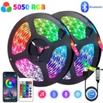 Tira-de-Luces-Led-RGB-5050-con-Bluetooth-cinta-de-diodo-Flexible-con-USB-1-30M